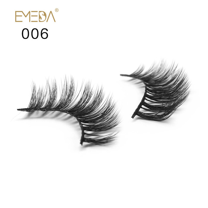 Dense 3D silk eyelash supplier fake lashes JH134